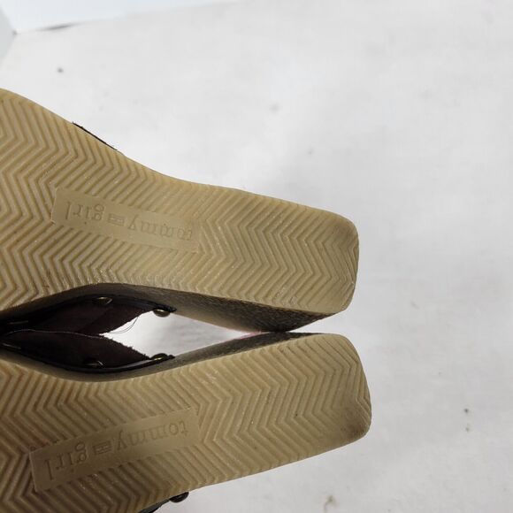 Tommy Girl Clogs Womens Size 6M Tassel Kiltie Leather Shoes Clog City School - Picture 10 of 11